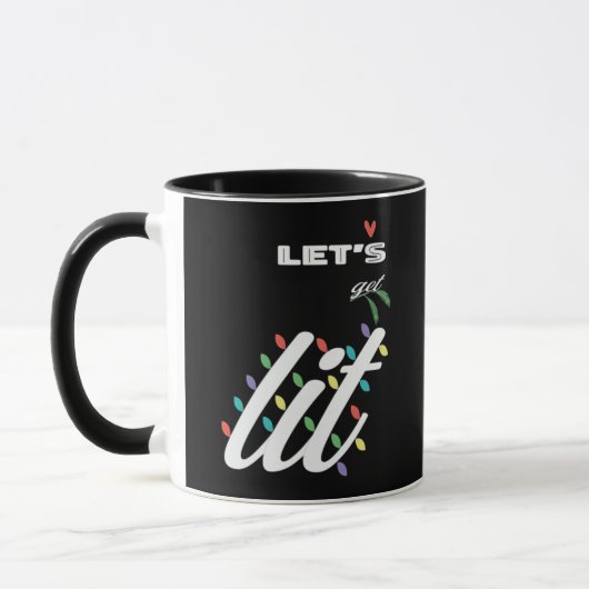 Lit Holiday Family Liebe Tasse (Links)