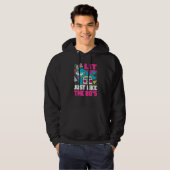 Lit Just Like The 80s  80s Aesthetic Nostalgia 80s Hoodie (Vorne ganz)