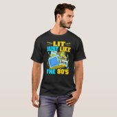 Lit Just Like The 80s 80s Aesthetic Nostalgia 80s T-Shirt (Vorne ganz)
