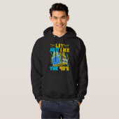 Lit Just Like The 90s 90s Aesthetic Nostalgia 19 Hoodie (Vorne ganz)