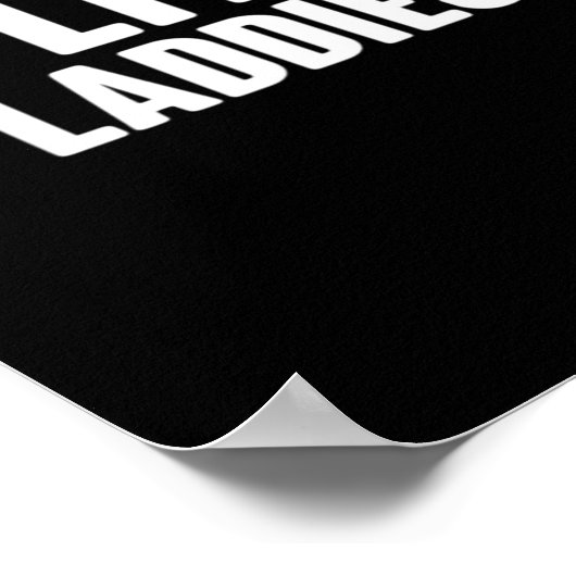 Lit Ladys Essential Poster (Ecke)