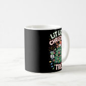 Lit Like A Christmas Tree Cute Xmas Festive Holida Kaffeetasse (VorderseiteRechts)