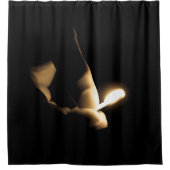 Lit Match Duschvorhang (Vorderseite)