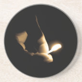 Lit Match Getränkeuntersetzer (Vorne)