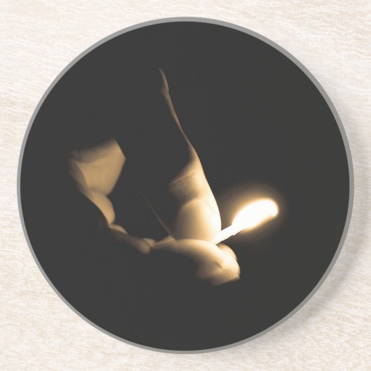 Lit Match Getränkeuntersetzer (Vorne)