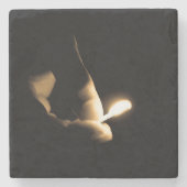 Lit Match Steinuntersetzer (Vorderseite)