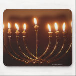 Lit menorah, Israel Mousepad<br><div class="desc">AssetID: 200248233-001 / {Gary Faber} / Lit menorah, Israel</div>