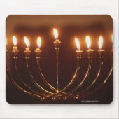 Lit menorah, Israel Mousepad (Vorne)