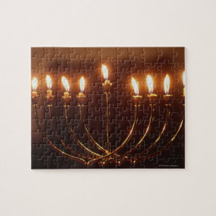 Lit menorah, Israel Puzzle
