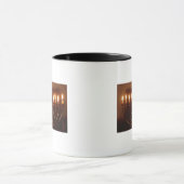 Lit menorah, Israel Tasse (Zentrum)