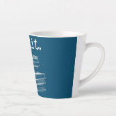 Lit mit Books Funny Meme Book Lover Reading Milchtasse (Rechts)