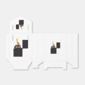 Lit Open Cigarette Lighter Geschenkschachtel (Ungefaltet)