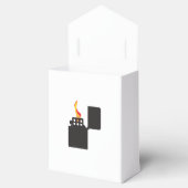 Lit Open Cigarette Lighter Geschenkschachtel (Geöffnet)