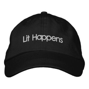 Lit passiert lustiges Buchliebhaber-Design Bestickte Baseballkappe