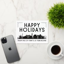 LIT Vegas Happy Holidays Grußkarte