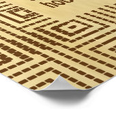 Litanei der Demut Poster (Ecke)