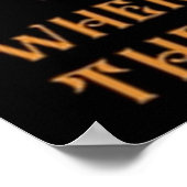 Litany Against Fear Dune 2021 Poster (Ecke)