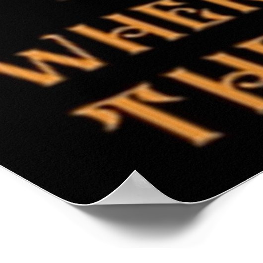 Litany Against Fear Dune 2021 Poster (Ecke)