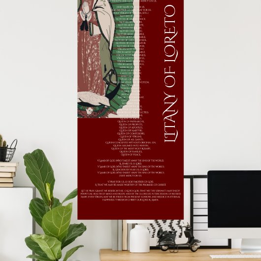 LITANY LORETO POSTER (Heimbüro)