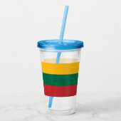 Litauen Acryltrinkbecher (Rückseite)