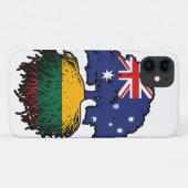 Litauen Australischer Tree Case-Mate iPhone Hülle (Rückseite (Horizontal))