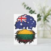 Litauen Australischer Tree Postkarte (Stehend Vorderseite)