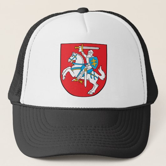 Litauen-Emblem Truckerkappe (Vorderseite)