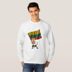 Litauen Fan Katze T-Shirt
