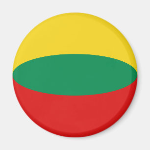 Litauen Fischaugen-Flagge-Magnet Magnet