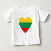 Litauen Flag Herzlicher T - Shirt (Vorderseite)