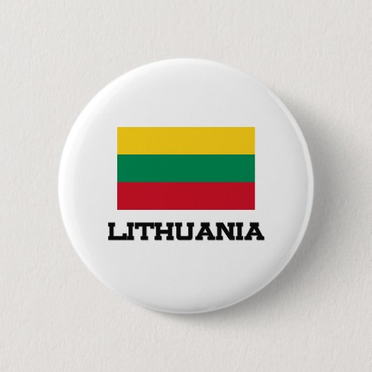 Litauen-Flagge Button (Vorderseite)