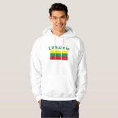 Litauen-Flagge Hoodie (Vorne ganz)