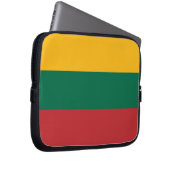 Litauen-Flagge Laptop-Sieb Laptopschutzhülle (Vorne Rechts)