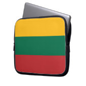 Litauen-Flagge Laptop-Sieb Laptopschutzhülle (Vorderseite Links)
