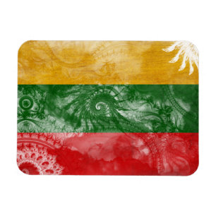 Litauen-Flagge Magnet