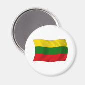 Litauen Flagge Magnet (Vorderseite/Rückseite)