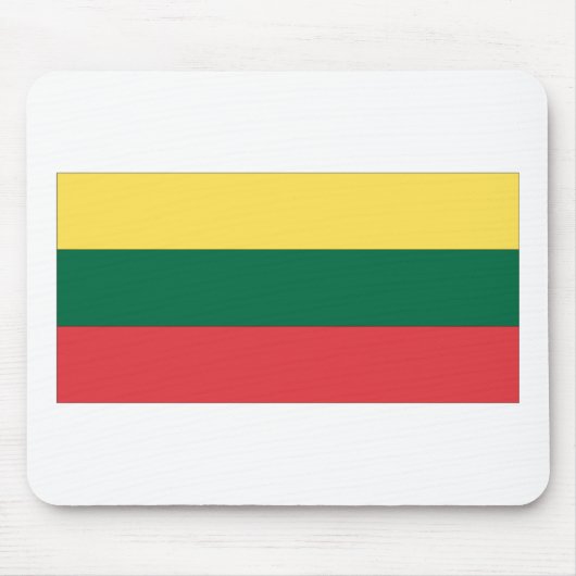 Litauen-Flagge Mousepad (Vorne)