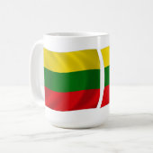 Litauen Flagge Tasse (Vorderseite Links)