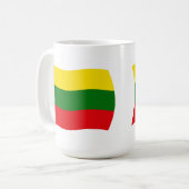 Litauen Flagge Tasse (Vorderseite Links)