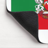 Litauen-Flagge w COA Mousepad (Ecke)