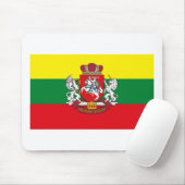 Litauen-Flagge w COA Mousepad (Mit Mouse)