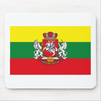 Litauen-Flagge w COA Mousepad