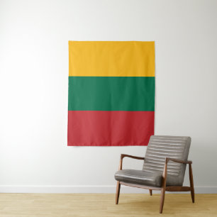 Litauen-Flagge Wandteppich