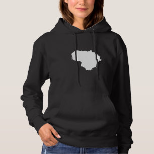 Litauen Flaggenkarte Litauen Hoodie