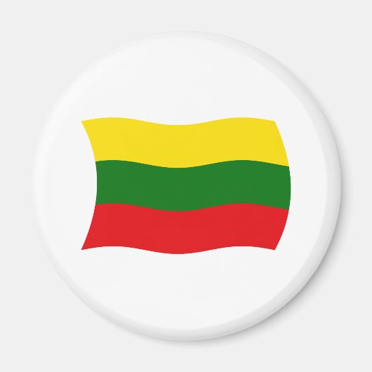 Litauen Flaggenmagnet Magnet (Vorne)