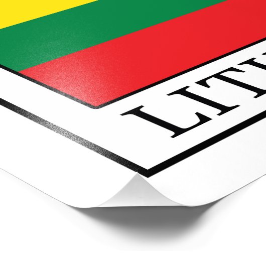 Litauen Fotodruck (Ecke)