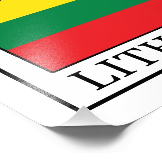 Litauen Fotodruck (Ecke)