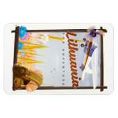 Litauen - Für ein Abenteuerposter Magnet (Horizontal)