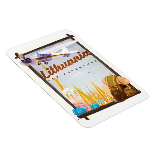 Litauen - Für ein Abenteuerposter Magnet (Rechte Seite)