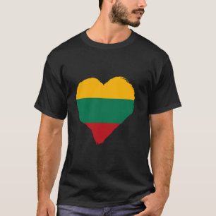 Litauen Herz Litauischer Stolz Lietuva Litauen T-Shirt
